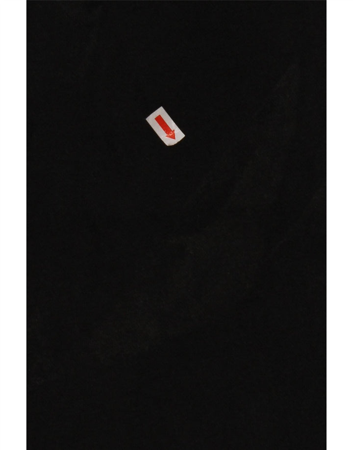 ADIDAS Womens Tracksuit Calças Joggers UK 14 Médio Algodão Preto