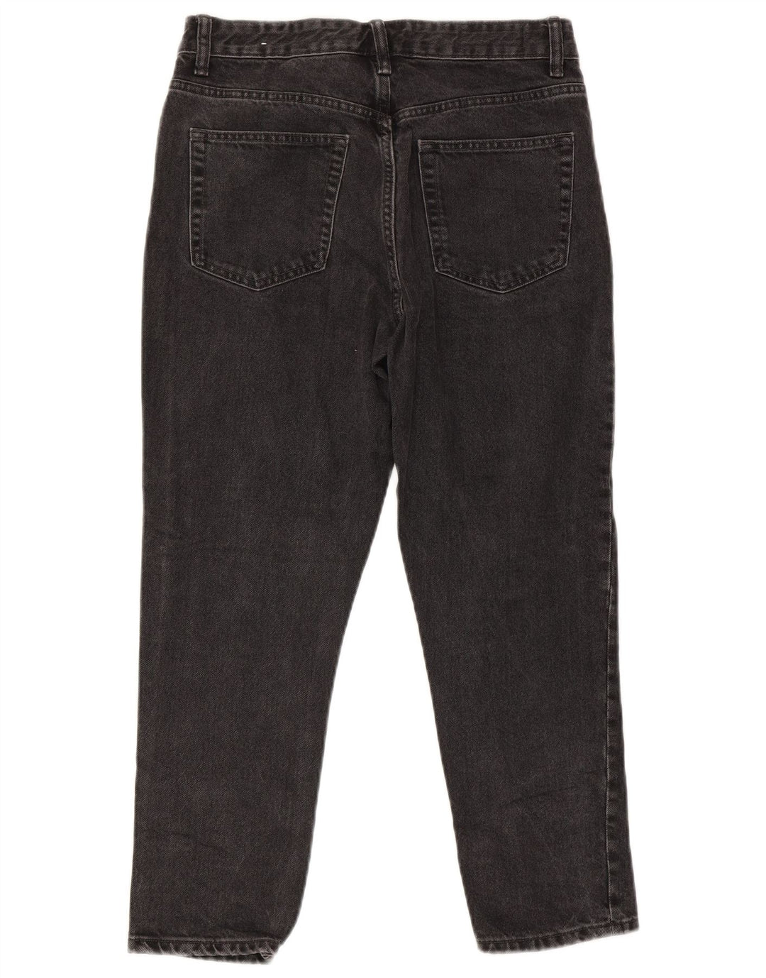 Zara Mens Straight Jeans EU 38 Pequeno W30 L25 Algodão Cinza