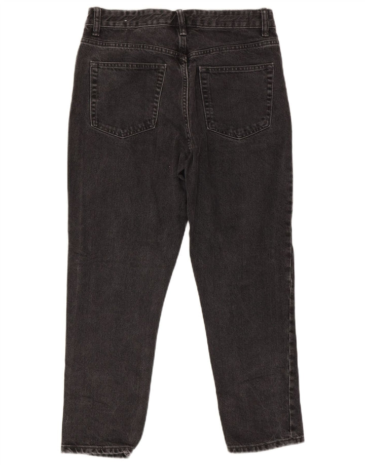 Zara Mens Straight Jeans EU 38 Pequeno W30 L25 Algodão Cinza