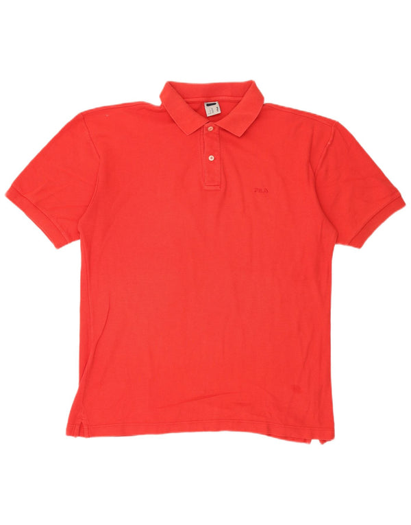 Camisa polo masculina FILA IT 52 grande vermelha