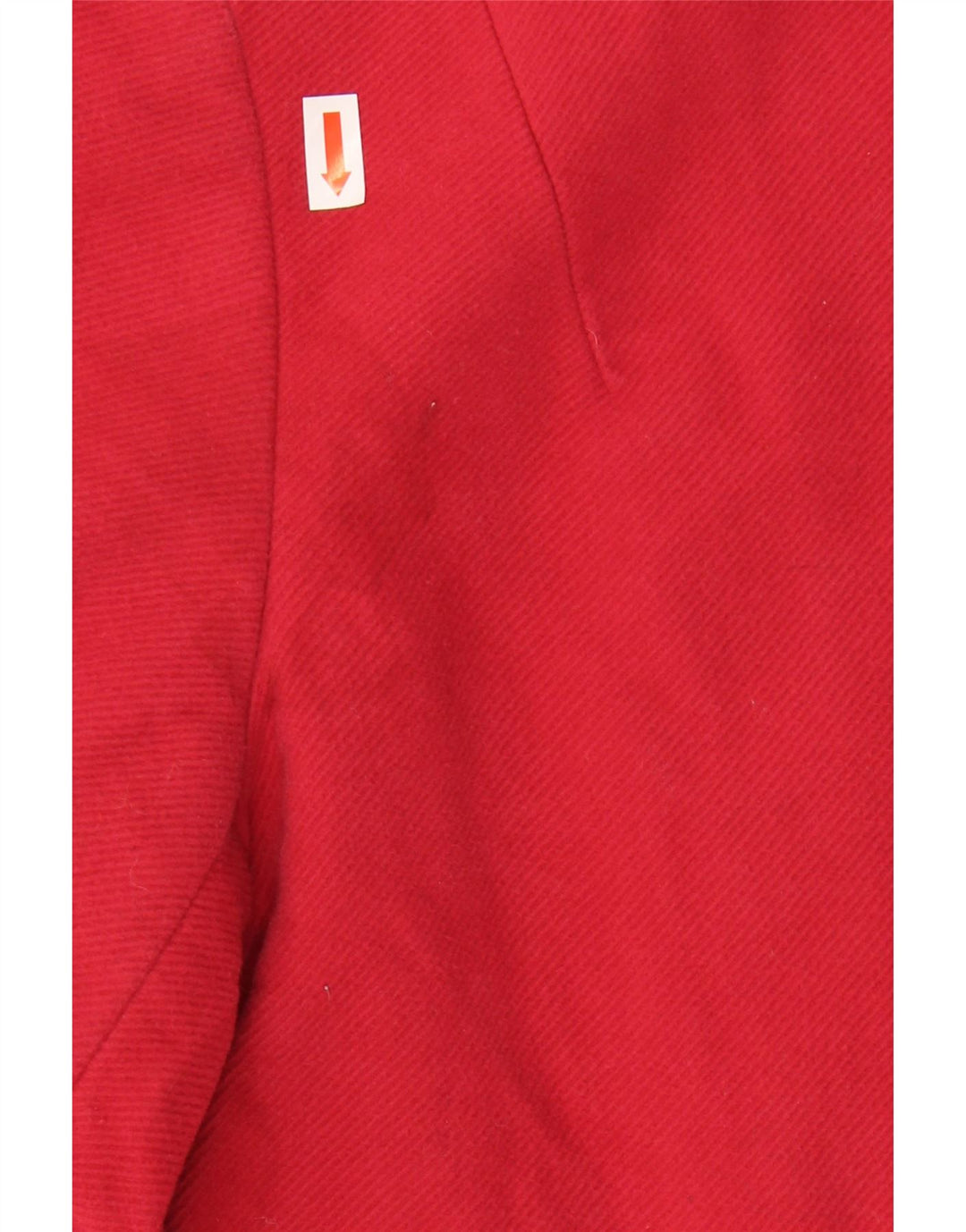 Sobretudo feminino WS UK 12 algodão vermelho médio