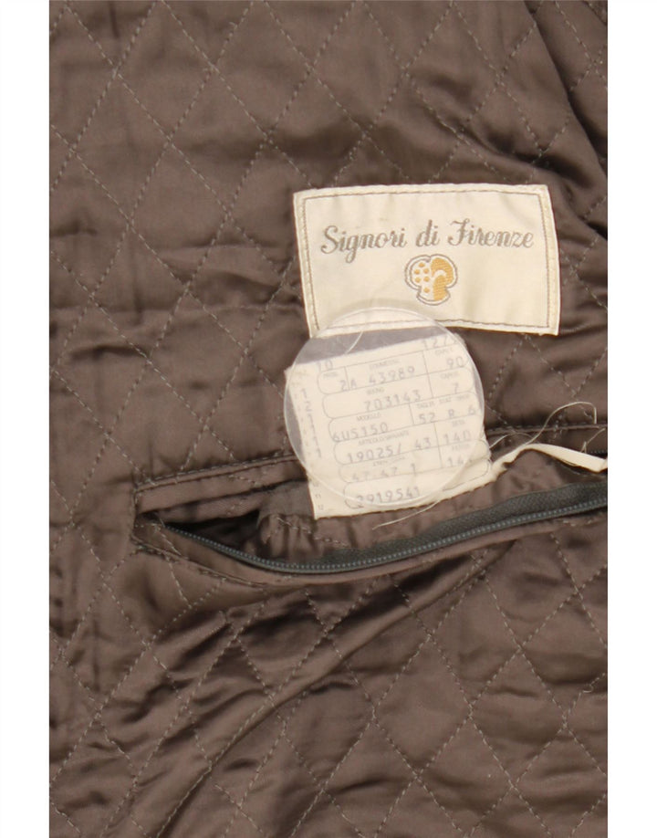 Casaco masculino vintage com capuz IT 52 XL preto