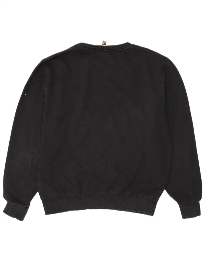 Ellesse moletom feminino oversized uk 14 grande algodão preto