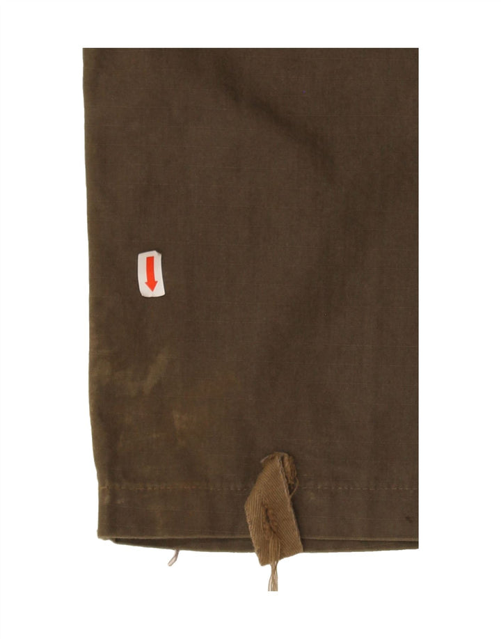 FREE SOLDIER Mens Straight Cargo Trousers W34 L27 Brown Cotton Vintage Free Soldier and Second-Hand Free Soldier from Messina Hembry 