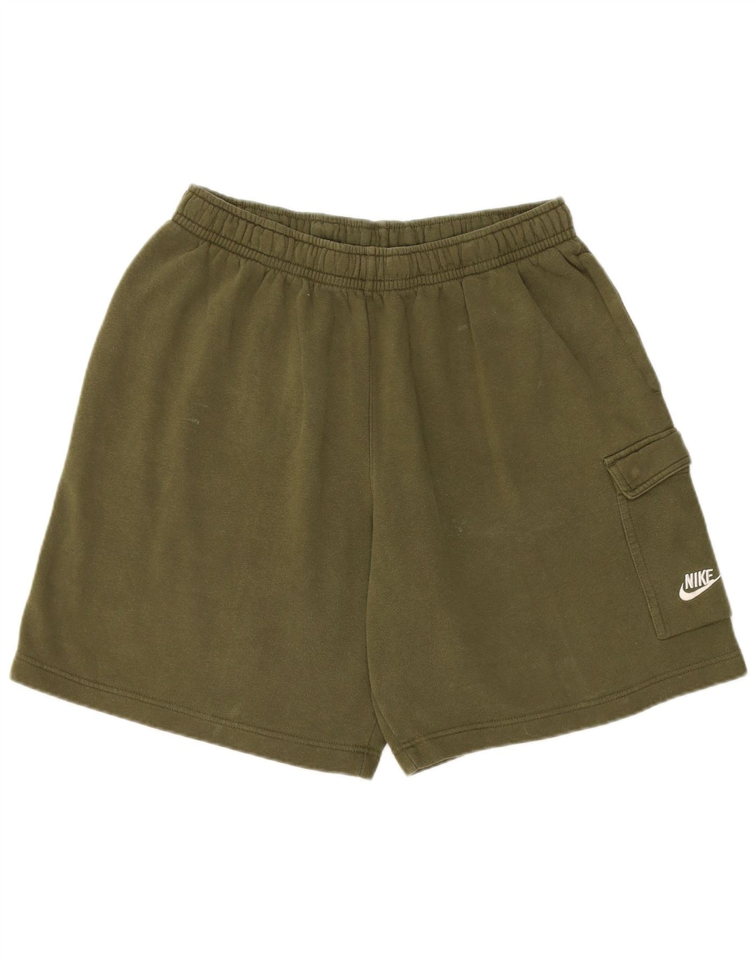 Shorts esportivos masculinos Nike grandes de algodão cáqui
