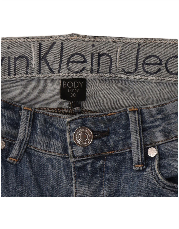 Calvin Klein Jeans Skinny Feminino W30 L33 Azul