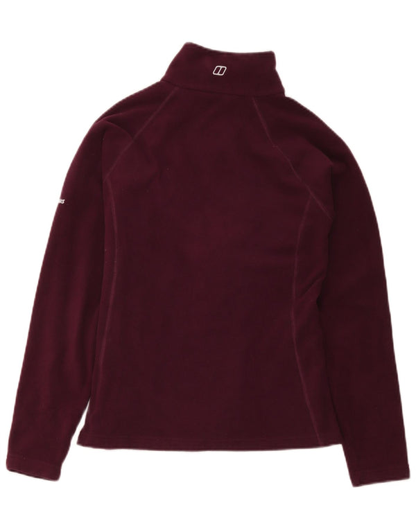 Jaqueta de lã feminina Berghaus UK 10 pequena Borgonha