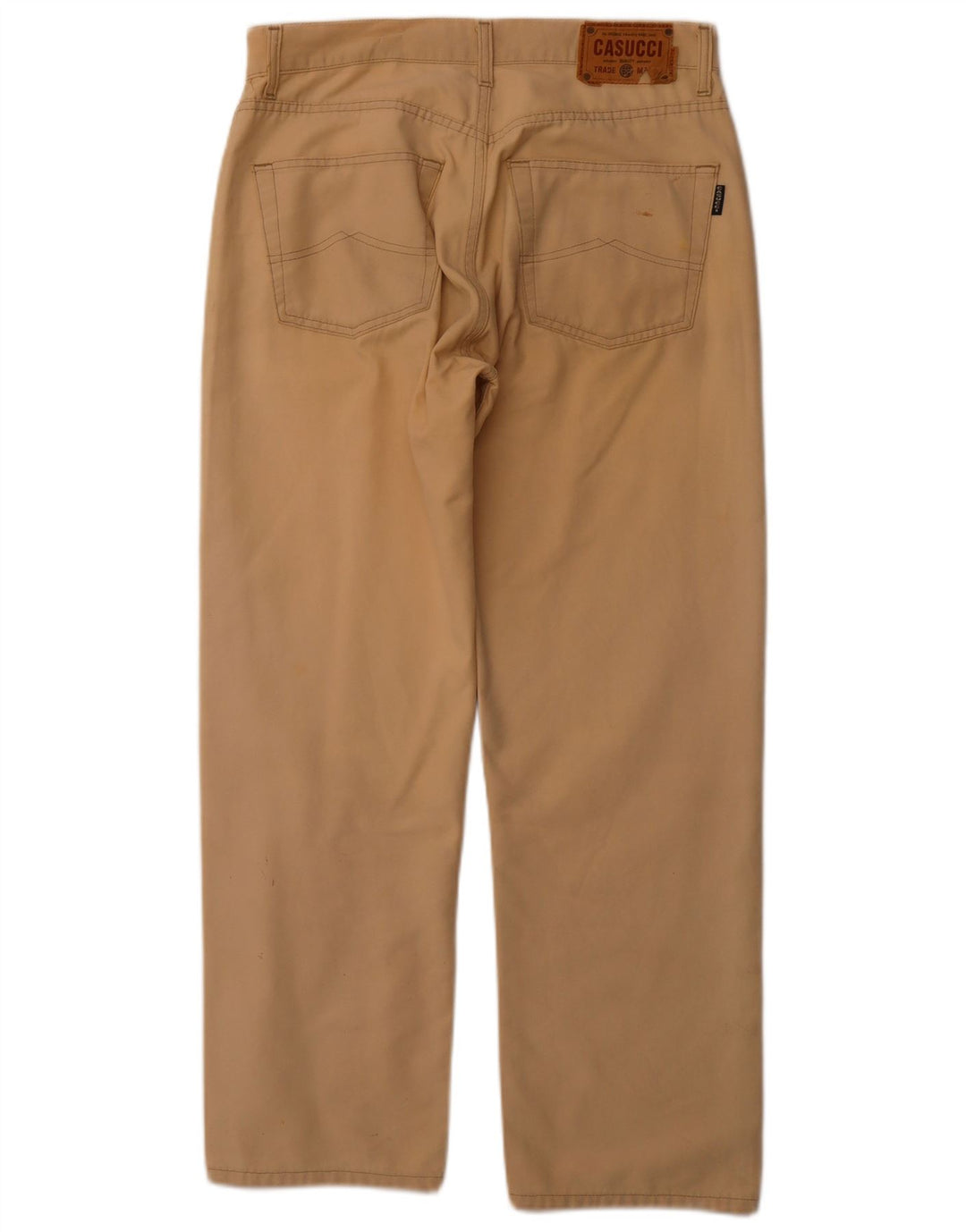Calça feminina casual reta CASSUCI W34 L29 bege