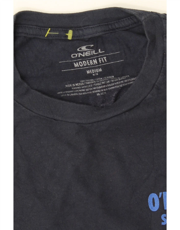 Camiseta masculina O'NEILL com ajuste moderno gráfico top médio azul marinho algodão