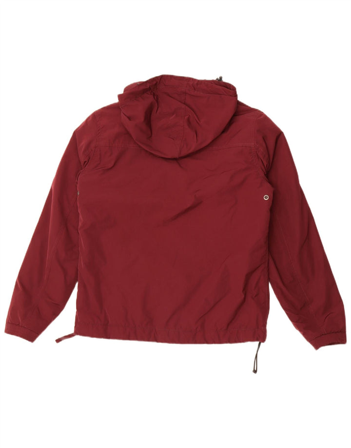 Jaqueta masculina Anorak com capuz Napapijri Reino Unido 36 poliéster marrom pequeno