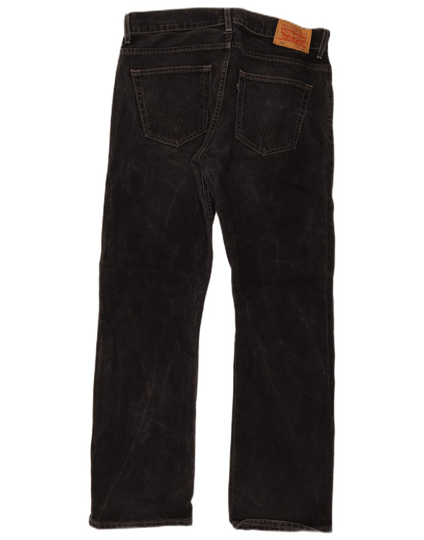 Jeans Levis 506 Straight Masculino W36 L32 Preto