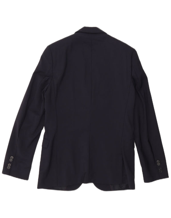 Hugo Boss Mens Jaqueta Blazer de 2 Botões EU 46 Pequeno Azul Marinho