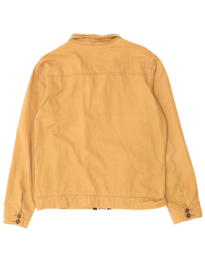 Jaqueta bomber masculina QUIKSILVER UK 36 algodão bege pequeno