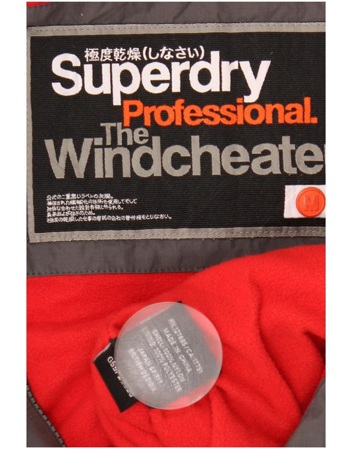 Jaqueta corta-vento feminina Superdry UK 12 cinza médio