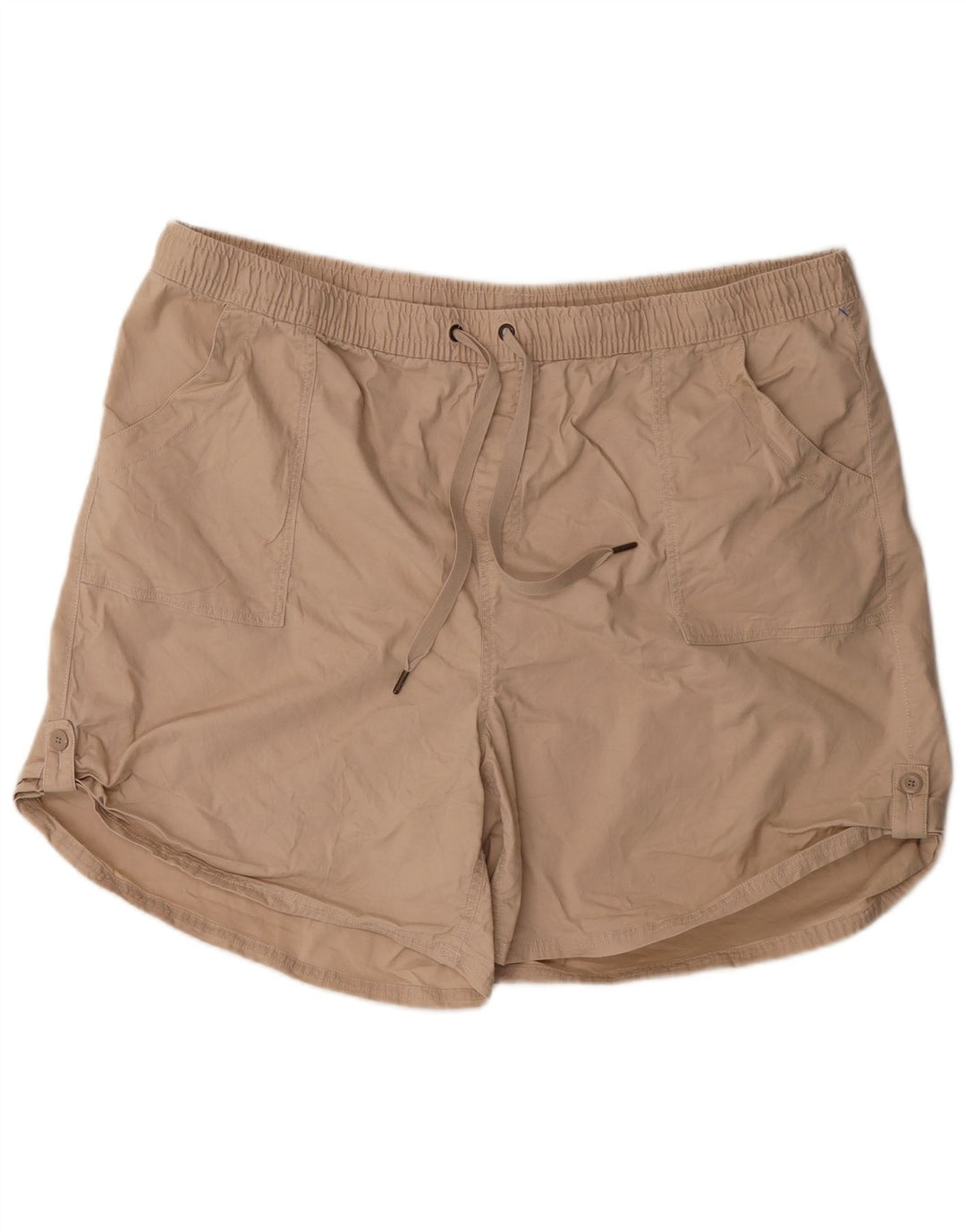 Shorts feminino L.L.BEAN 2XL W44 Bege Tencel