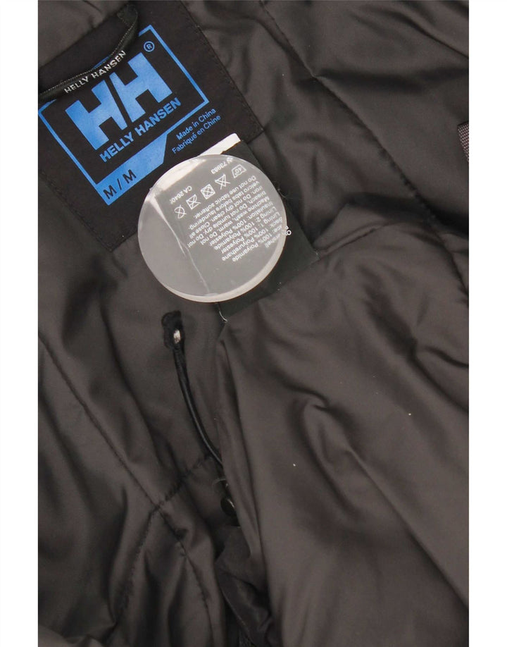 Jaqueta corta-vento masculina Helly Hansen gráfica Reino Unido 38 bloco colorido preto médio