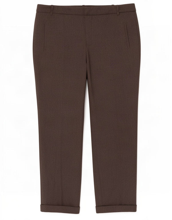 Zara Womens Straight Chino Trousers EU 44 XL W34 L28 Grey