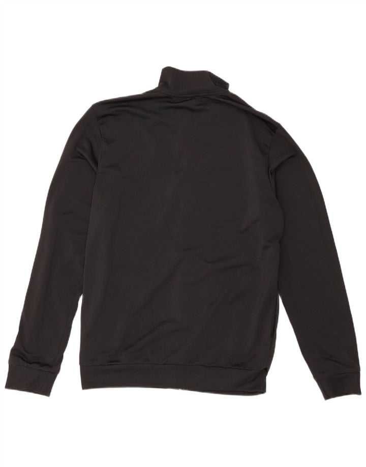 Adidas Mens Graphic Tracksuit Top Jacket UK 38/40 Médio Preto Poliéster