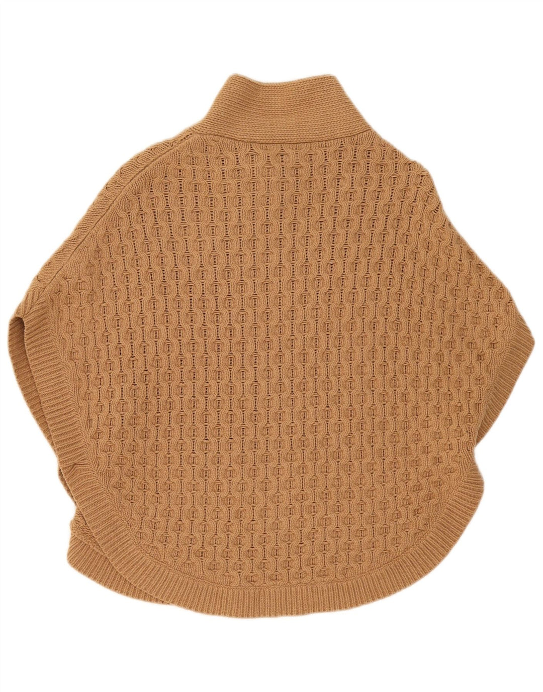 Massimo Dutti Poncho Jumper para meninas 12-13 anos lã marrom