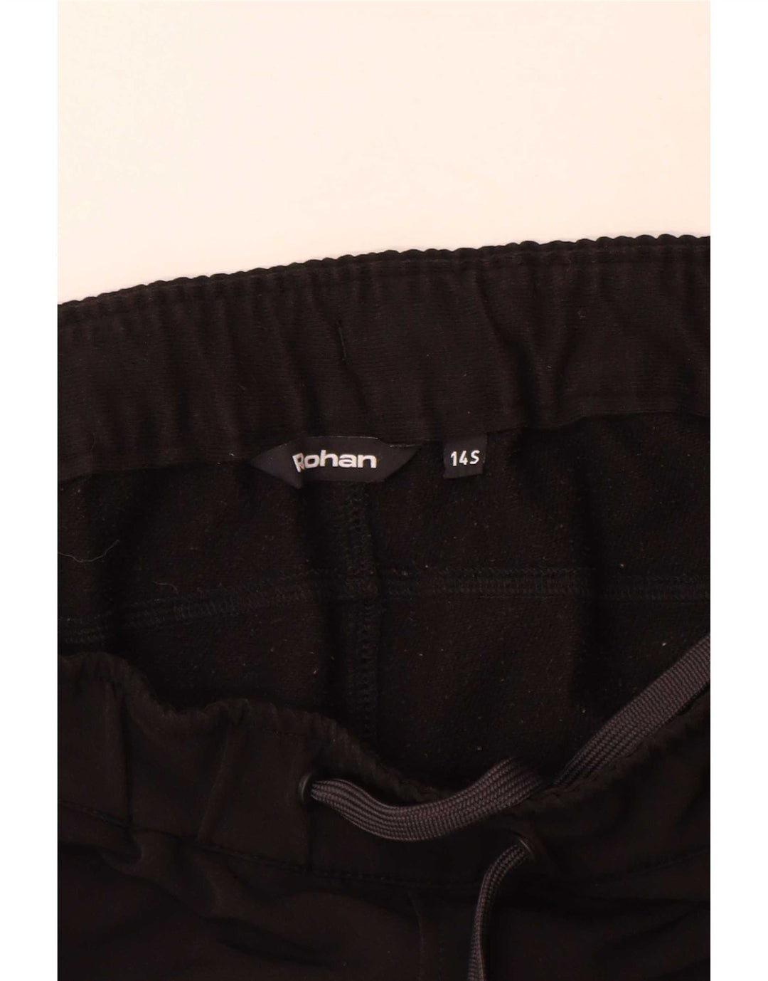Calça de treino feminina Rohan UK 14 grande poliéster preto