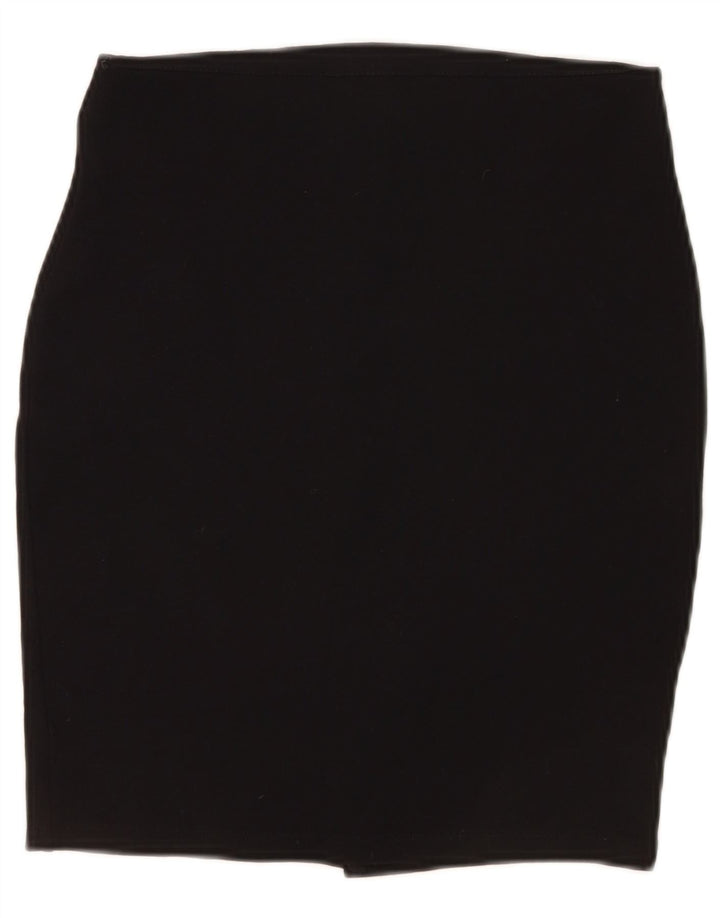 Saia lápis feminina Zara médio W28 viscose preta