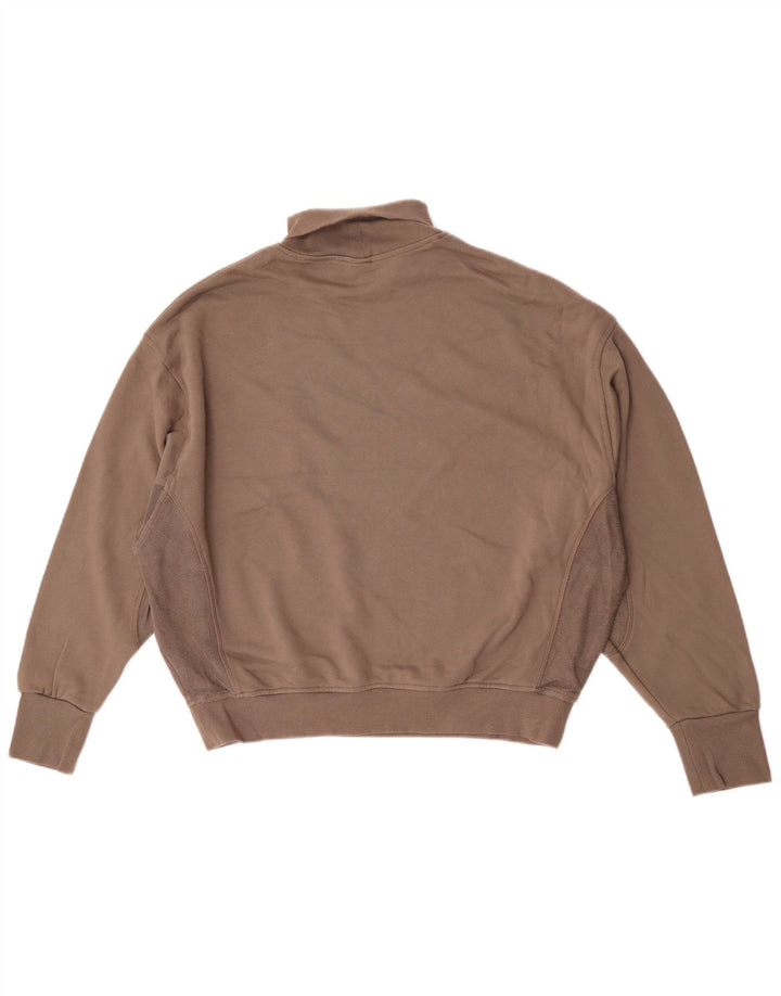 Suéter Reebok feminino oversized com gola redonda 16/18 grande marrom