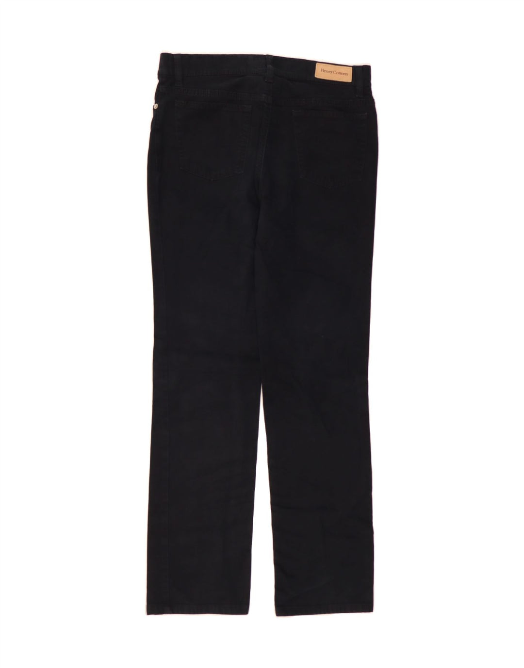 HENRY COTTONS Womens Straight Jeans W30 L30 Black Vintage Henry Cottons and Second-Hand Henry Cottons from Messina Hembry 