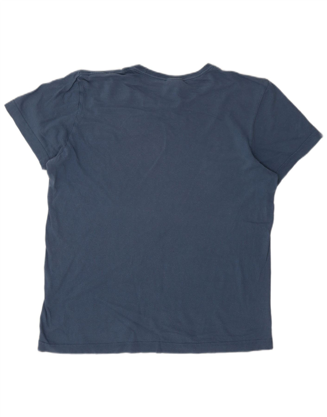 Adidas Mens Graphic T-Shirt Top Médio Algodão Azul