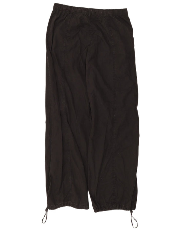 Zara Calça feminina casual folgada média W28 L28 preta
