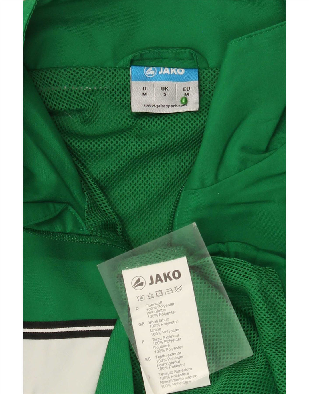 Jako Mens Treino Top Jacket Pequeno Poliéster Colorblock Verde