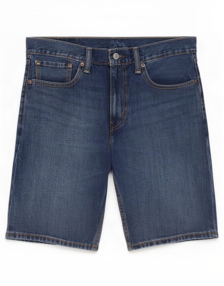 Shorts jeans masculino 502 Levi's W32 azul médio algodão