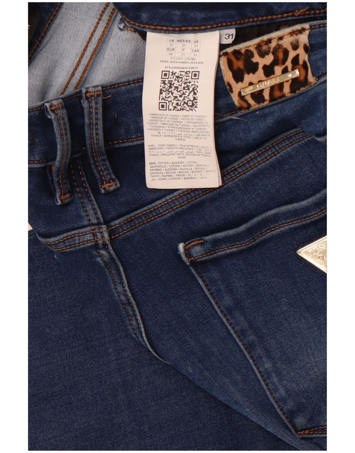 Calça jeans feminina Annette Skinny GUESS W31 L29 azul marinho algodão