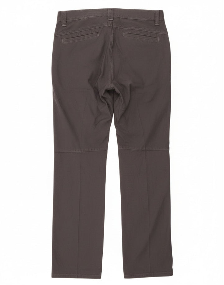 Wrangler Calça masculina reta casual W33 L33 cinza