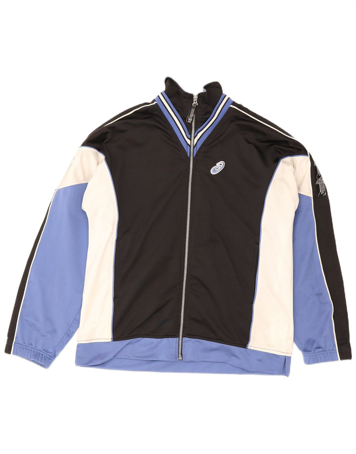 Jaqueta Asics Masculina Graphic Tracksuit Top Médio Preto Colorblock