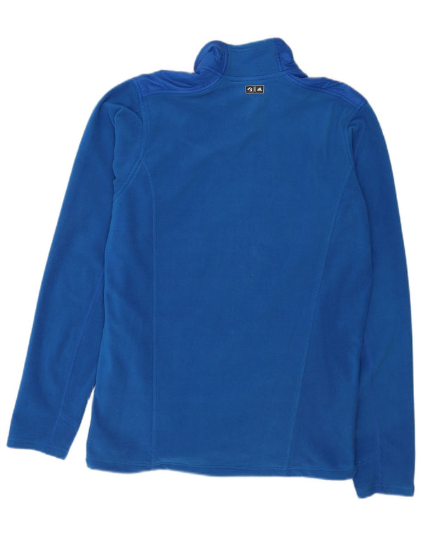 Adidas Mens Fleece Jacket UK 42/44 Grande Azul Poliéster Esportes