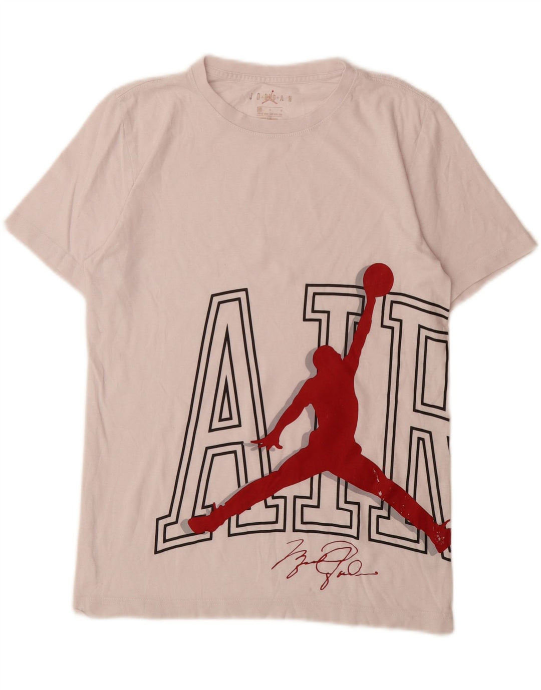 Camiseta JORDAN Boys Graphic 12-13 anos grande branco