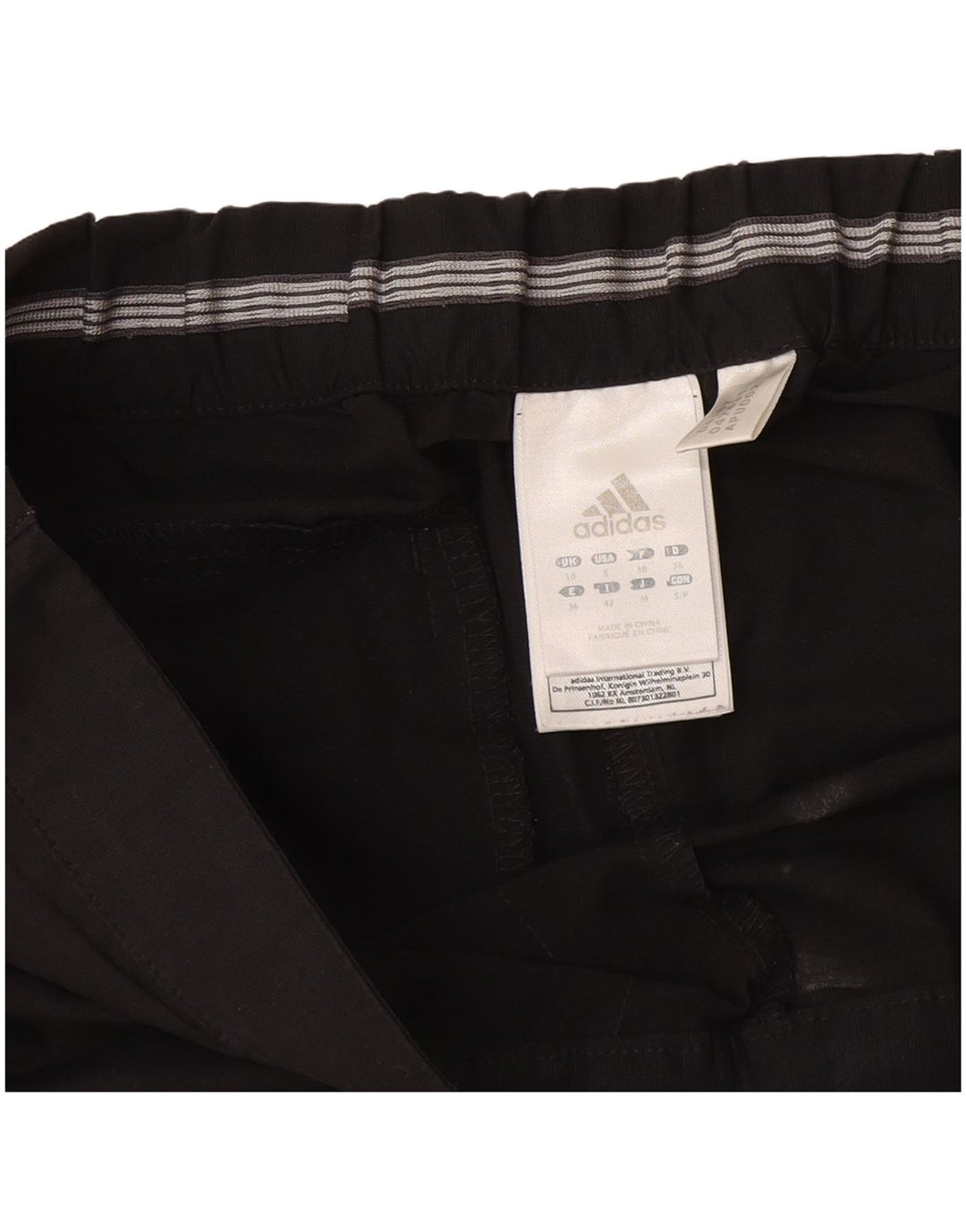 Bermuda Feminina Adidas UK 10 Pequena W27 Algodão Preto