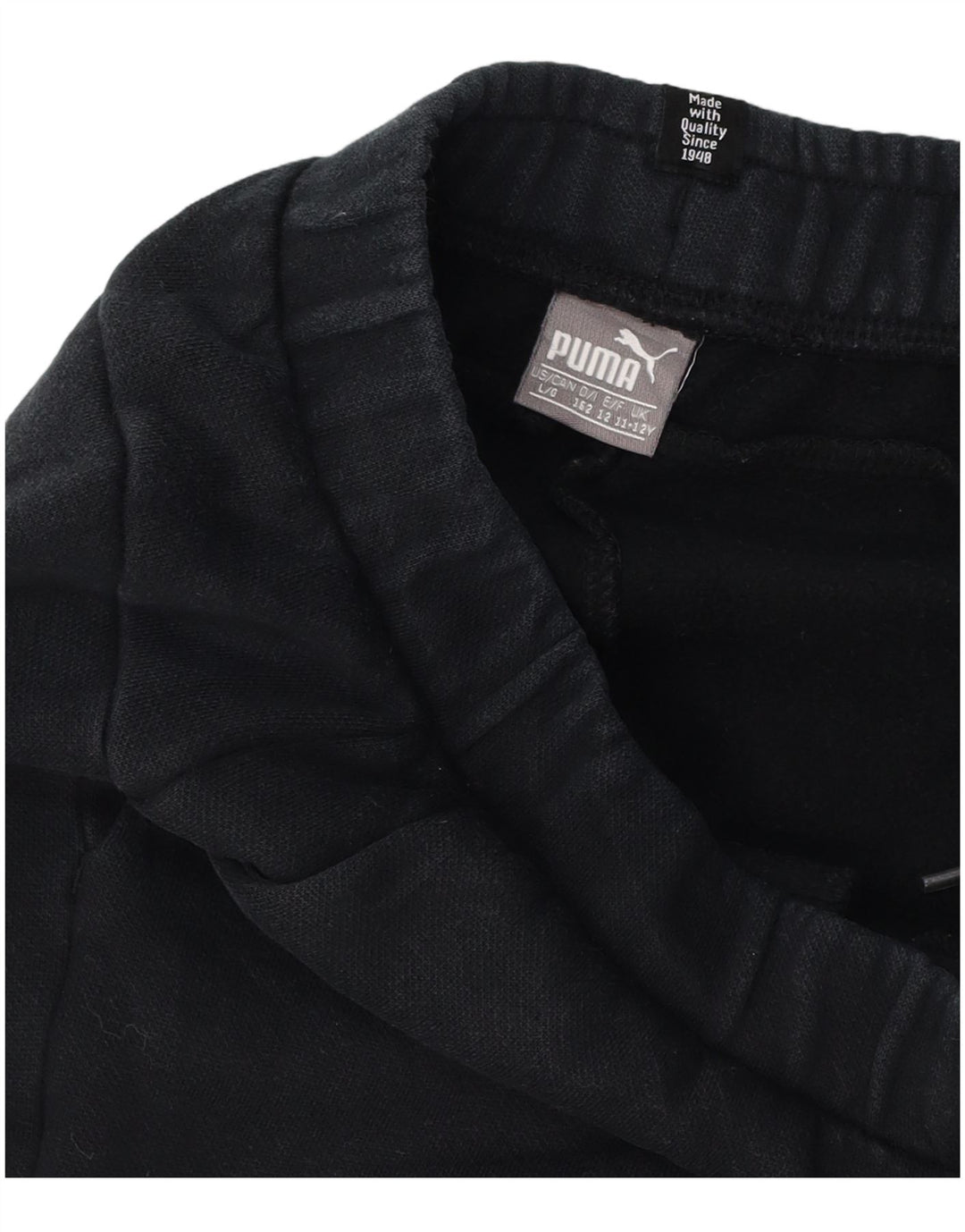 Puma Boys Graphic Calças de treino Joggers 11-12 anos preto