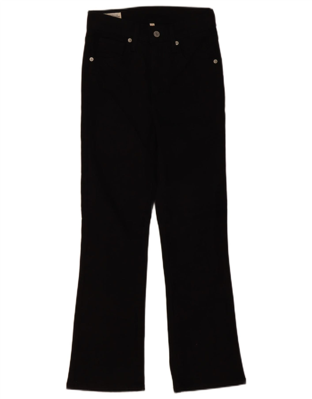 Calça jeans feminina Bootcut LEVI'S W24 L26 algodão preto