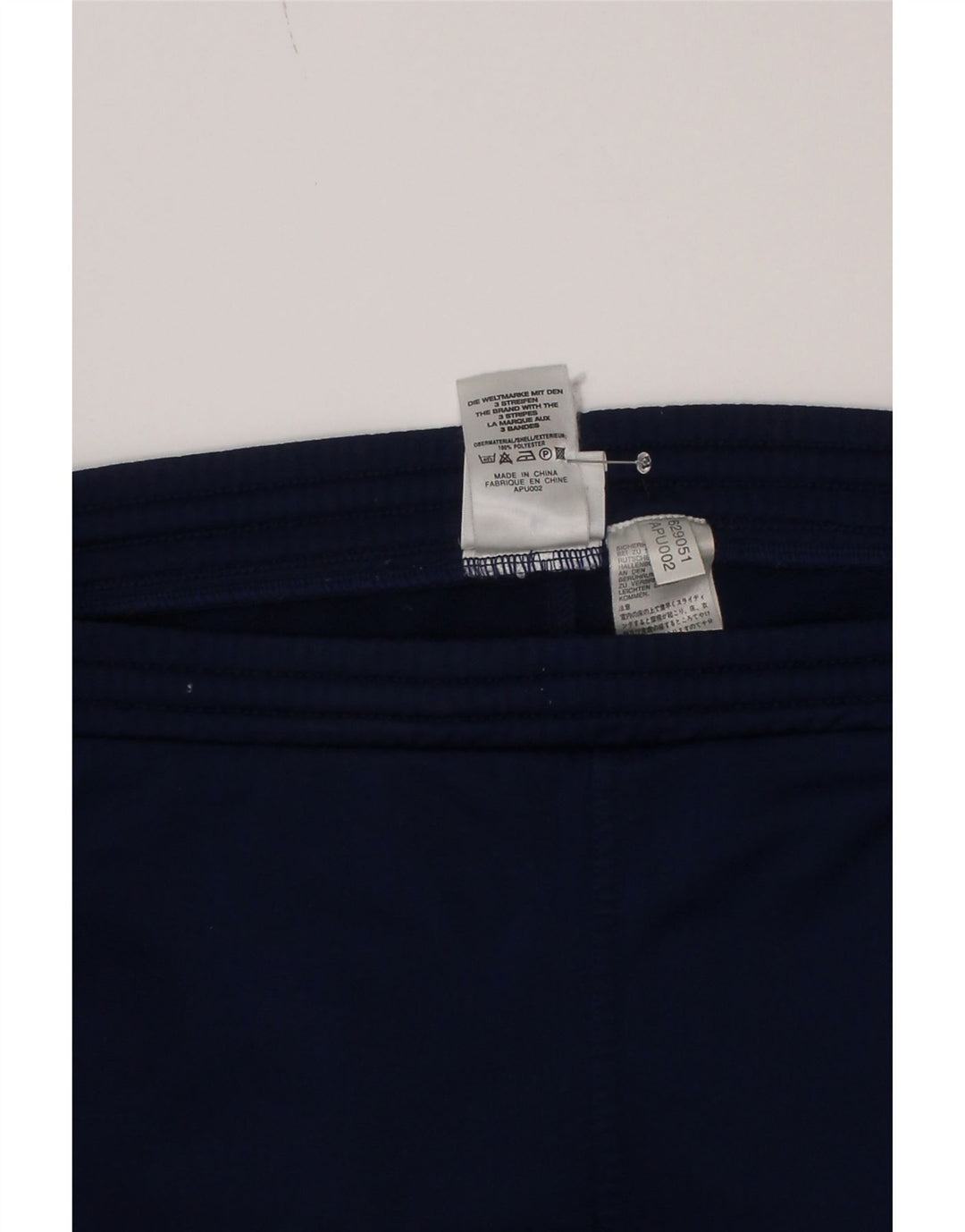 Shorts esportivos Adidas meninos 11-12 anos azul marinho poliéster