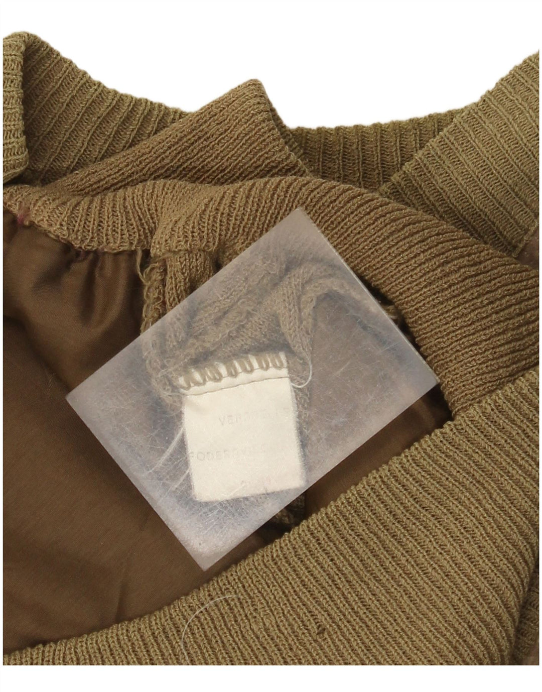 Jaqueta bomber masculina vintage de camurça Reino Unido 38 couro colorblock cáqui médio