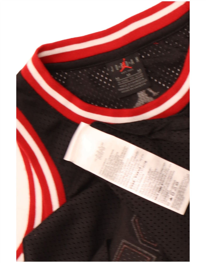Colete gráfico Jordan Boys Top 10-11 anos médio preto poliéster