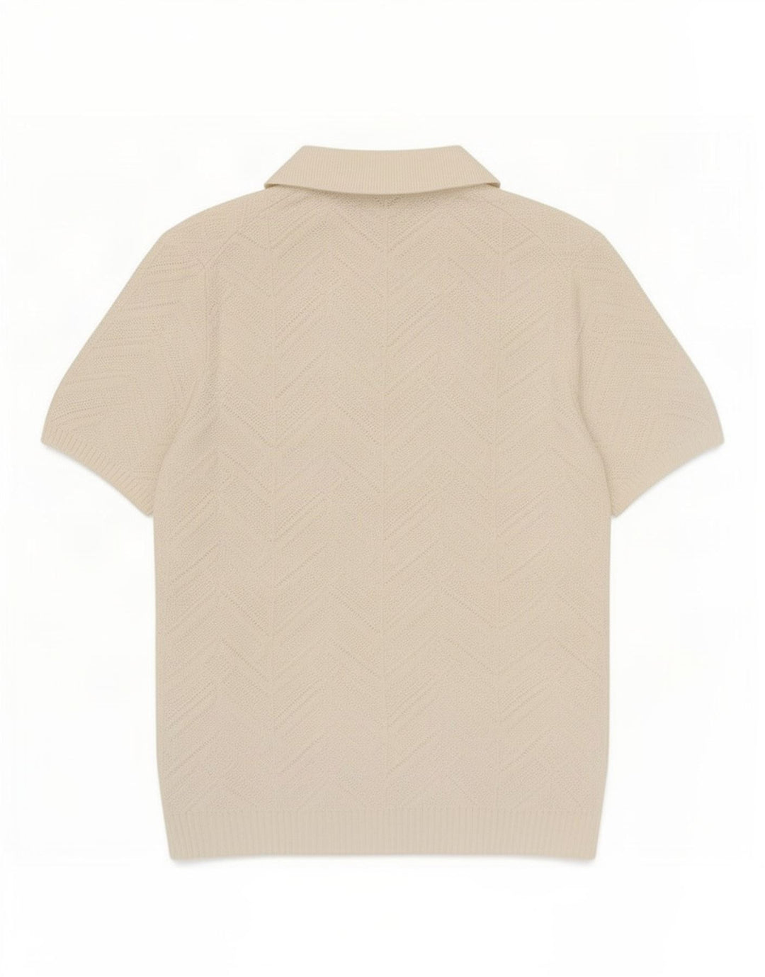 Camisa pólo masculina Marks & Spencer médio algodão branco
