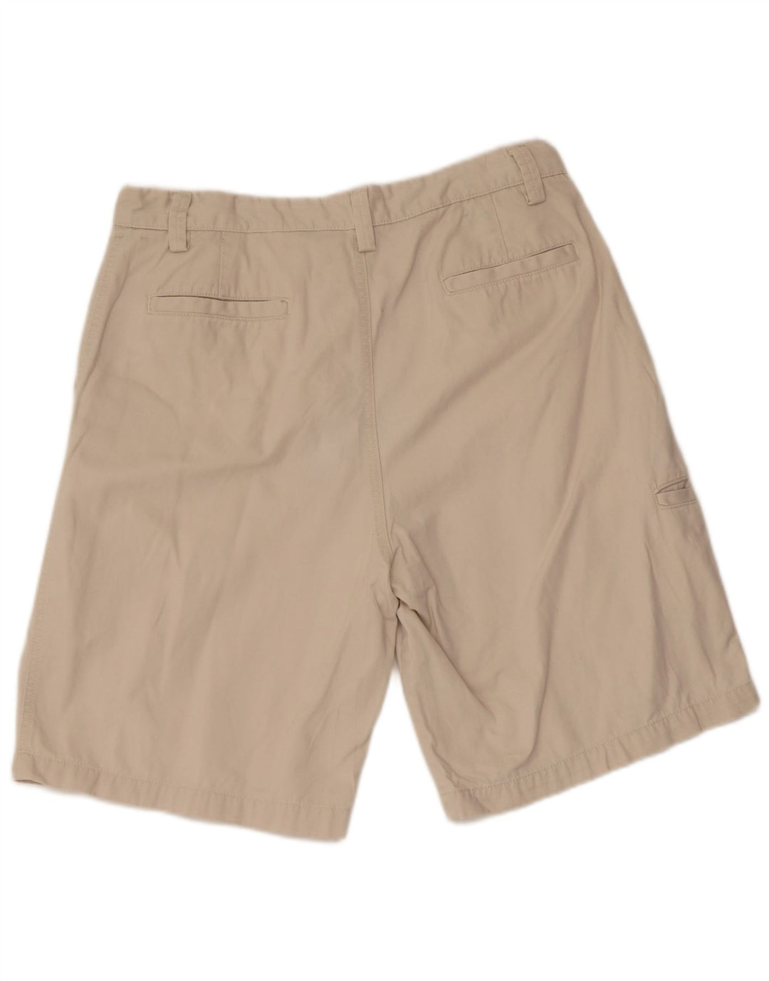 Shorts cargo masculino Dockers W34 grande algodão bege