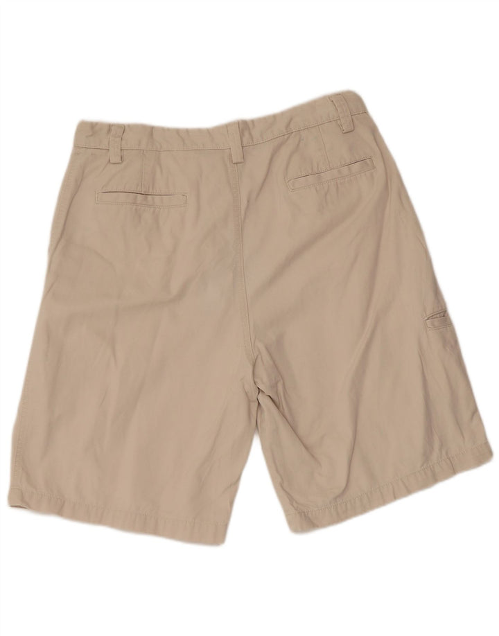 Shorts cargo masculino Dockers W34 grande algodão bege