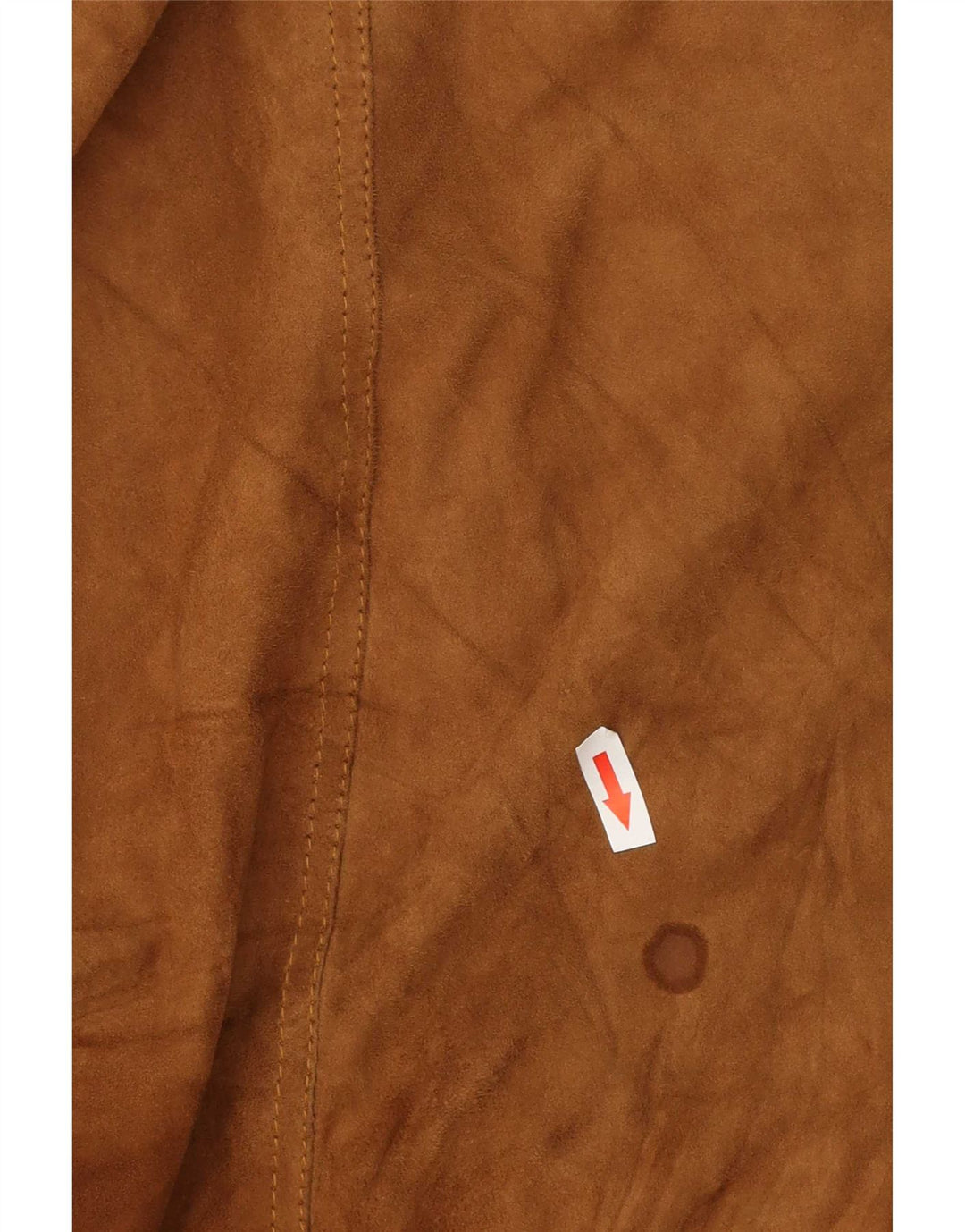 Jaqueta bomber masculina vintage de camurça IT 52 XL couro marrom