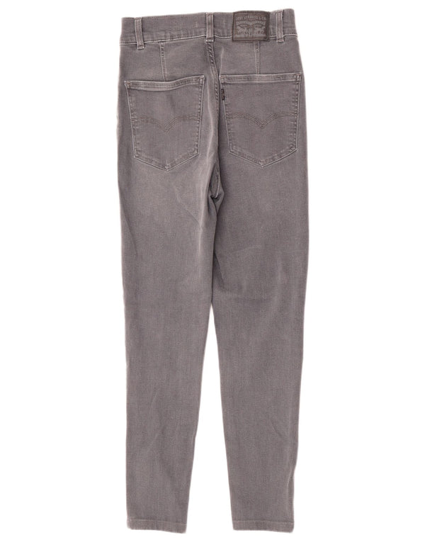 Calça jeans feminina Levi's Mile High Super Skinny W27 L28 cinza algodão