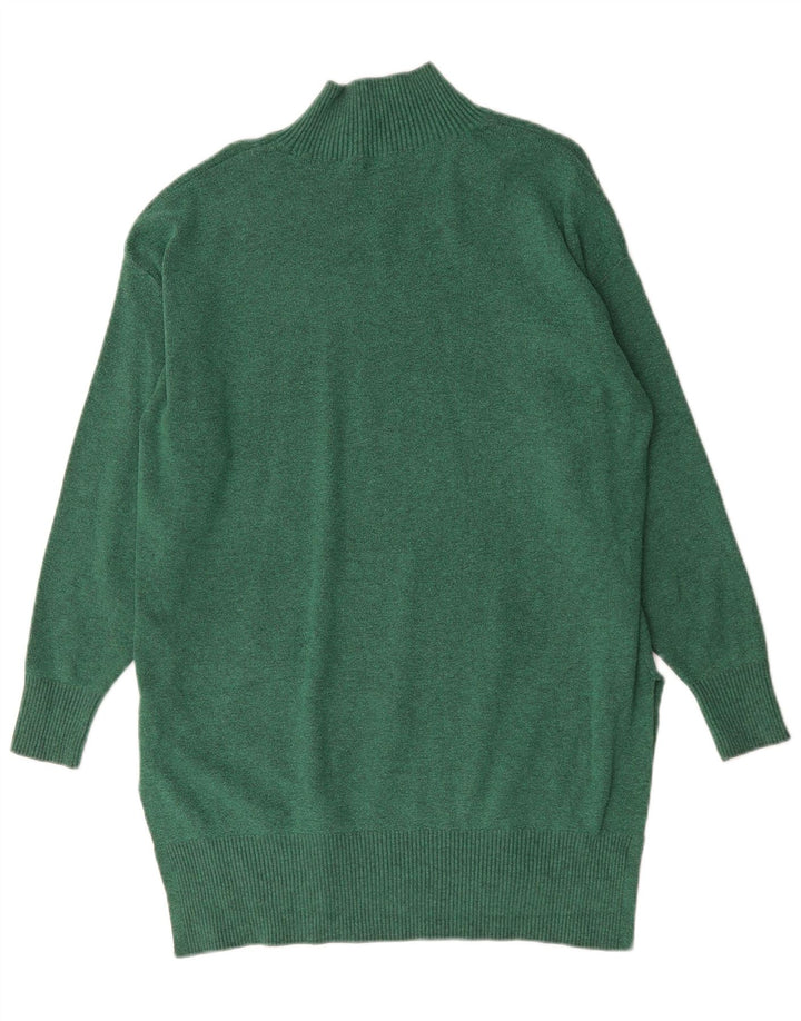 Vestido jumper feminino Marks & Spencer grande tamanho Reino Unido 16 grande viscose verde