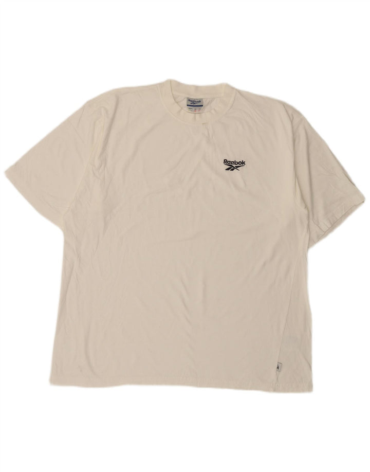 Camiseta masculina Reebok Top XL algodão branco
