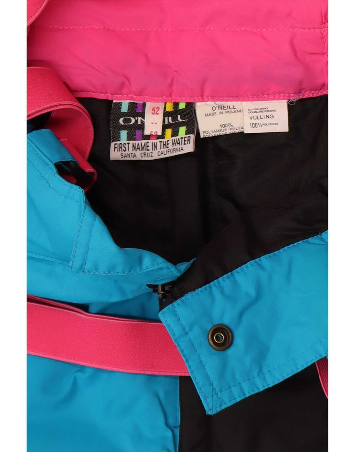 Calça masculina de esqui gráfico O'Neill IT 52 2XL bloco colorido multicolorido